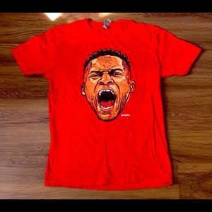 Mens size small NBPA t-shirt red